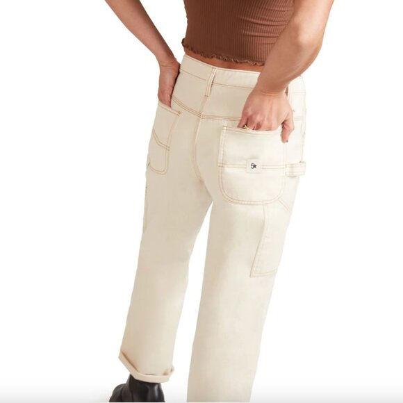 NWT! Fivestar General California Carpenter Relaxed Fit Pant in Natural - Picture 3 of 9